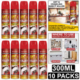 10X Ant & Crawling Killer Spray 300ml Pest Control